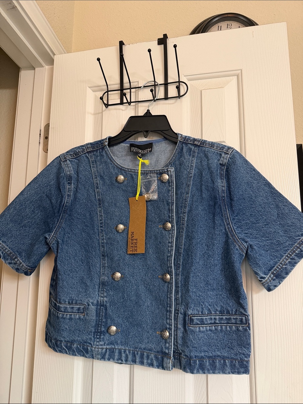Free market by Flying Tomato Denim jacket . Size M . NEW with tags